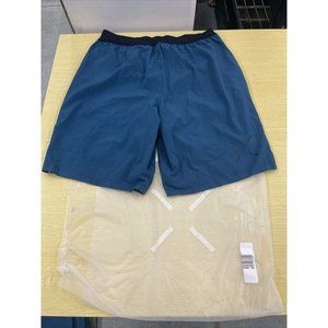 Ten Thousand Mens Training The Interval Shorts 9” M Royal Blue New Lined